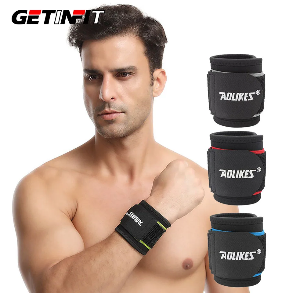 Getinfit Fitness Wristband Adjustable Opening Design Gym Sports Stretch | Красота и здоровье