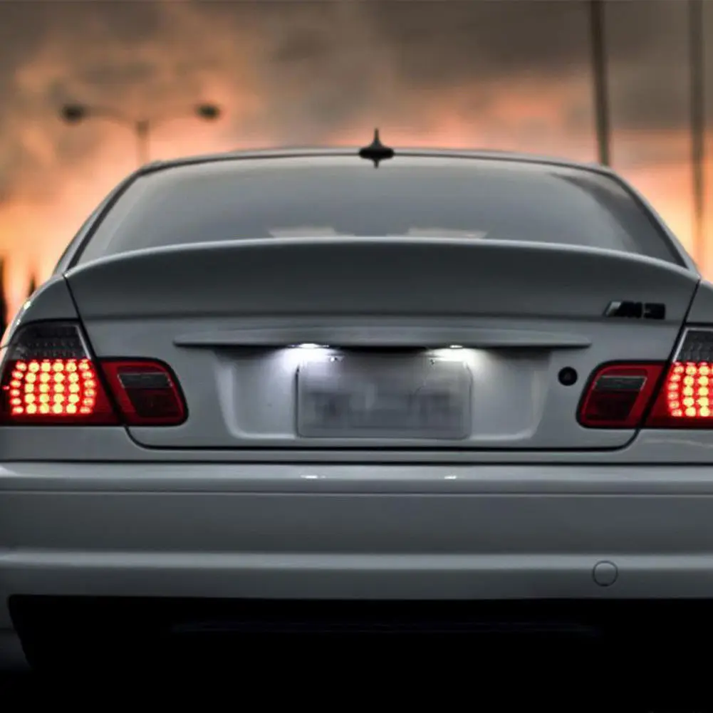Для BMW E46 2D Facelift 2004-2006 светильник номерного знака задний 3 Вт автомобильный прочный