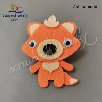 

Cute animal Z604 wood Muyu cutting mold, suitable for general market machines, new products in 2020