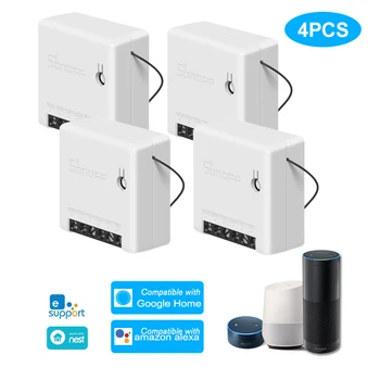 

SONOFF MINI DIY Two Way Smart Home Switch Work With Google Home Small Body Remote Control WiFi Switch Support An External Switch