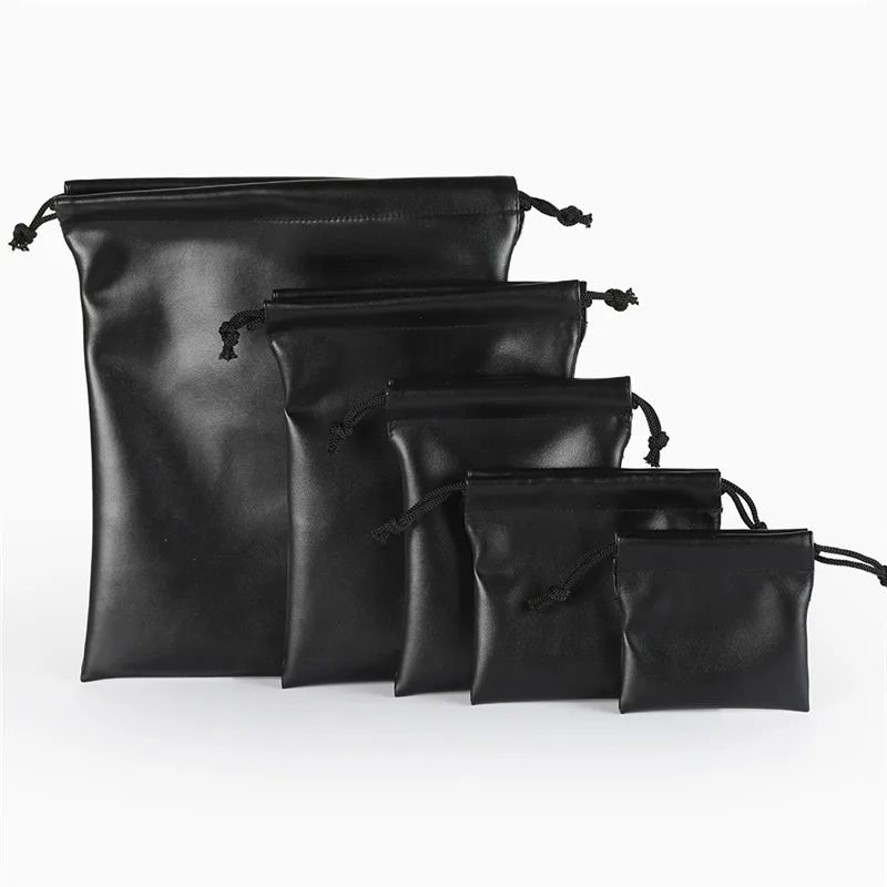 Vogvigo Толстая водонепроницаемая сумка для хранения на шнурке из искусственной кожи сумка для хранения обуви держатель для белья рюкзак на шнурке сумки с ручками - Цвет: 22x25cm