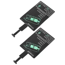 1 шт. OOTDTY Универсальный Micro USB Qi беспроводной зарядный приемник быстрое зарядное устройство для Xiaomi Samung Android телефон для зарядки телефона