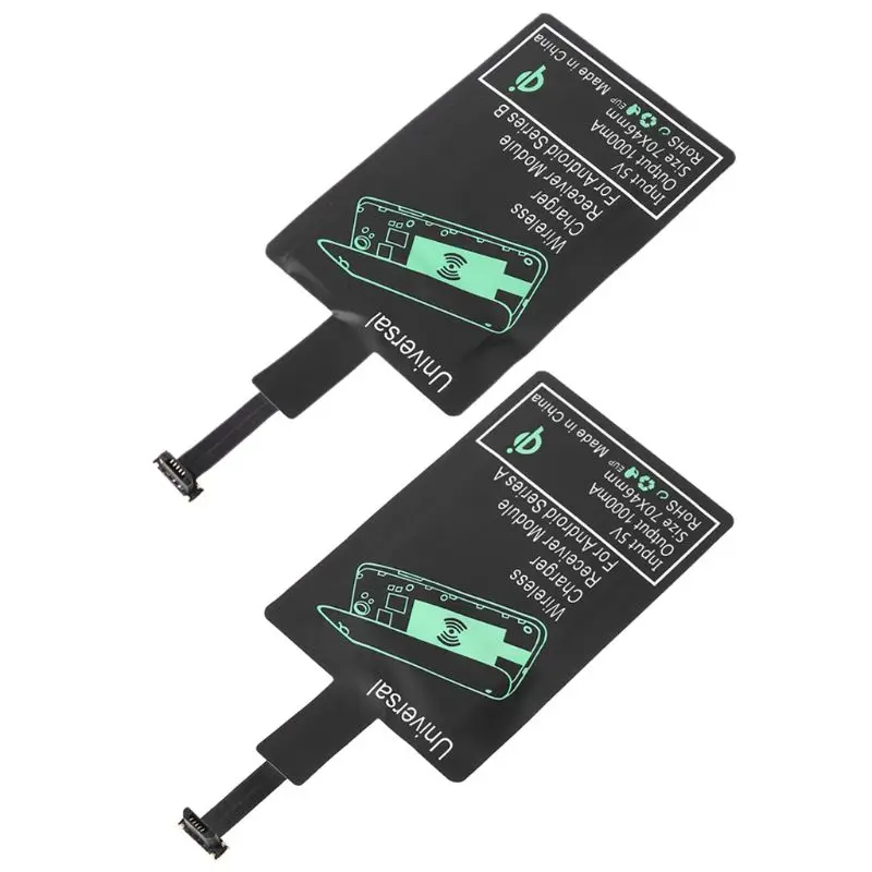 

1 PC OOTDTY Universal Micro USB Qi Wireless Charge Receiver Fast Charger For Xiaomi Samung Android Phone for phone charge