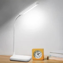 Светодиодный настольная лампа с гибкие светодиодные полосы 3 уровня Яркость прикосновения Управление USB Перезаряжаемые