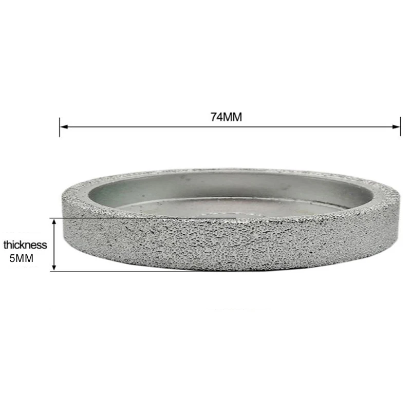 75x20mm Grinding Wheel Vacuum Drazed Diamond Marble Granite Glass Polishing Disc