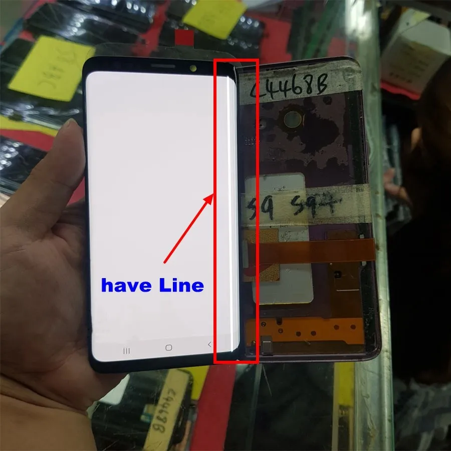 

Super Amoled LCD For Samsung S9 G960 LCD S9 Plus G965 band line random on the LCD Display and Touch Screen Digitizer Assembly