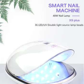 

48W Nail Lamp Infrared intelligent induction 36 LED/UV Double light source lamp beads Intelligent display time