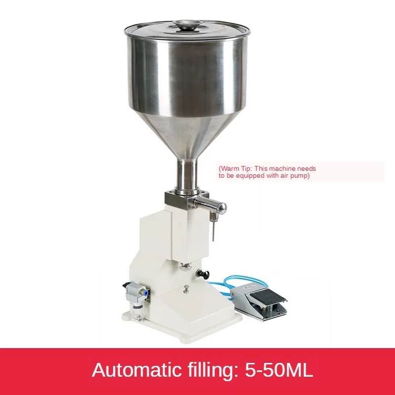 

Manual filling machine A03 Manual Nail Polish Shampoo Filling Machine 5~50ml for Cream Shampoo Cosmetic Liquid Paste Oil Filler