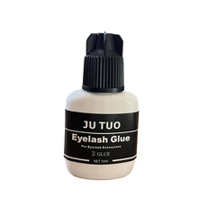 

JU TUO 10ml 3 Second Fast Drying Strong False Eye Lash Extension Glue Adhesive Retention 5-7 Weeks Low Smell Mink Eyelash Glue