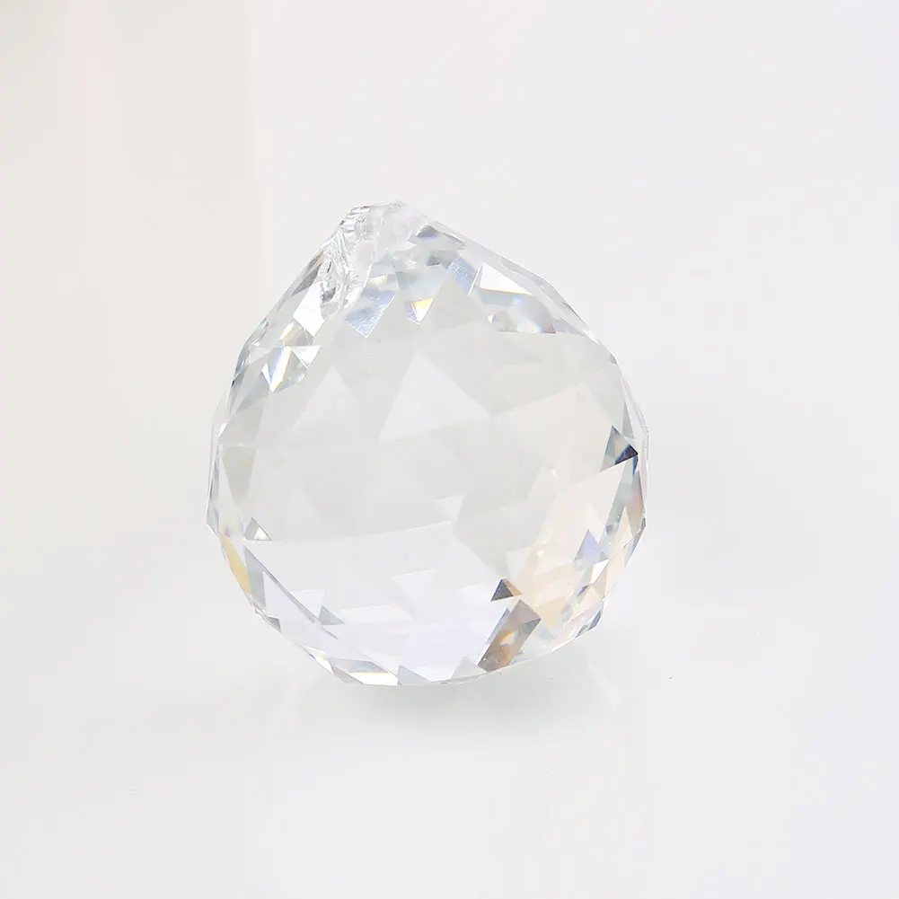 

40mm Clear Glass Crystal Ball Prism Chandelier Suncatcher Lamp Pendant