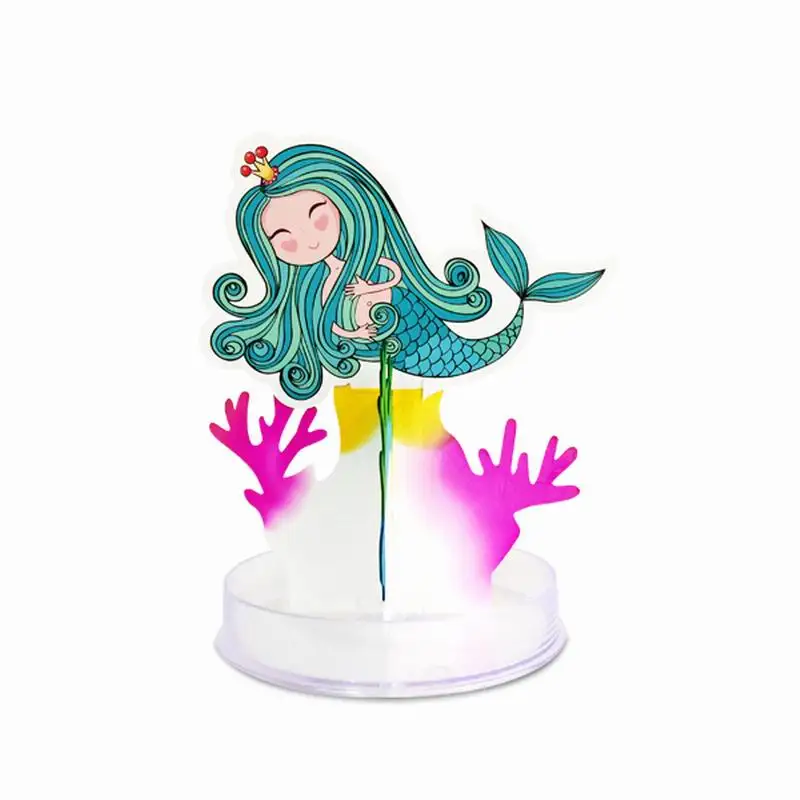 2022 14x11cm blue magic growing paper the mermaid legend tree kit artificial trees funny educational science kids toys novelty 2020 14x11cm Blue Magic Growing Paper The Mermaid Legend Tree Kit Artificial Trees Funny Educational Science Kids Toys Novelties