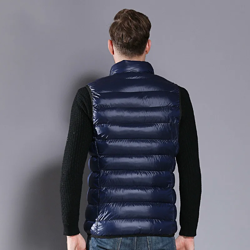 

Winter autumn AYUNSUIE Jacket Men Vest Sleeveless Jacket Waist Coat for Men Korean Plus Size Chalecos Para Hombre YY136 KJ2685