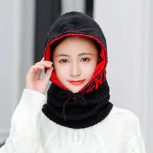 Зимняя теплая вязаная шапка бини мужской шарф Skullies вязаные шапочки зимние, шапки для женщин и мужчин шапки брендовые маска капота брендовые кепки