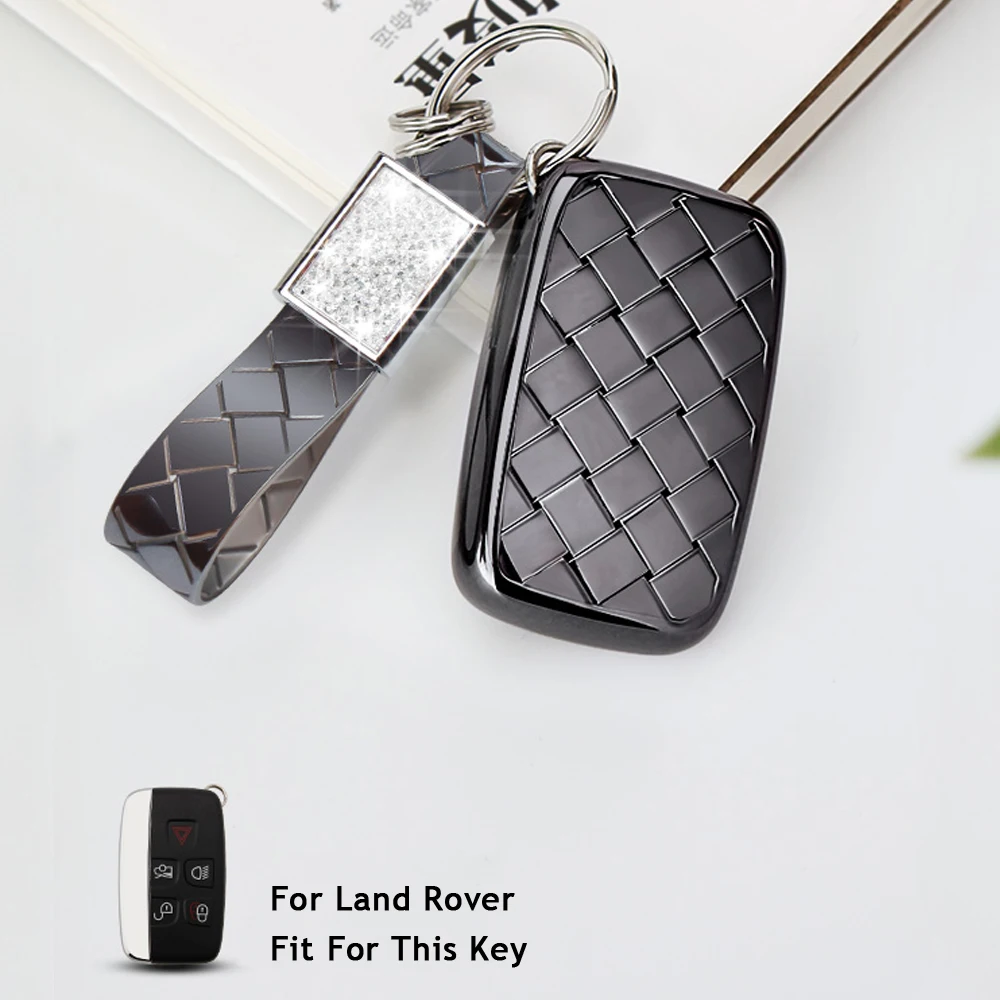 ТПУ автомобильный чехол для ключей для Land Rover A8 A9 Range Rover Sport Evoque freelander 2 1 умный футляр для дистанционного ключа 5 кнопочный держатель Защита