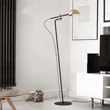 Американский Ретро Классический Лофт Декор Торшеры для гостиной современный светодиодный промышленный черный торшер спальня Бирюзовый торшер