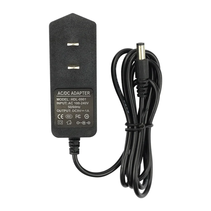 

5V 9V 12V 1A 2A power supply US type charger and power adapter with 110cm cable length