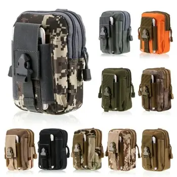 

Tactical Universal Holster Military Molle Hip Waist Belt Bag Wallet Pouch Purse Phone Case with Zipper for Phone