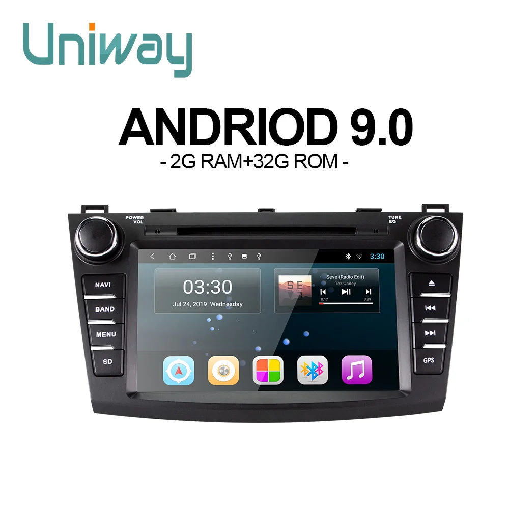 Uniway LXM38090 android 8 1 автомобильный dvd для нового Mazda 3 Автомагнитола | Автомобили и