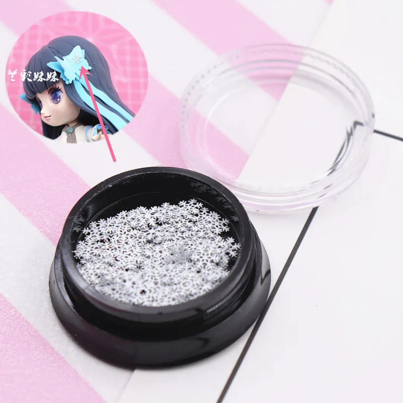 

1Pack Clay Doll Exquisite Mini Ultra-thin Snowflake Thin Metal Patch Christmas Decorative Art Super-Quality Durable 2019NEW Hand