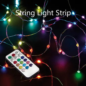

12 Functions Waterproof Digital String Light 10M USB 100 LED RGB Strip Lamp Remote Control Xmas Party Light Strip Tira De Luz