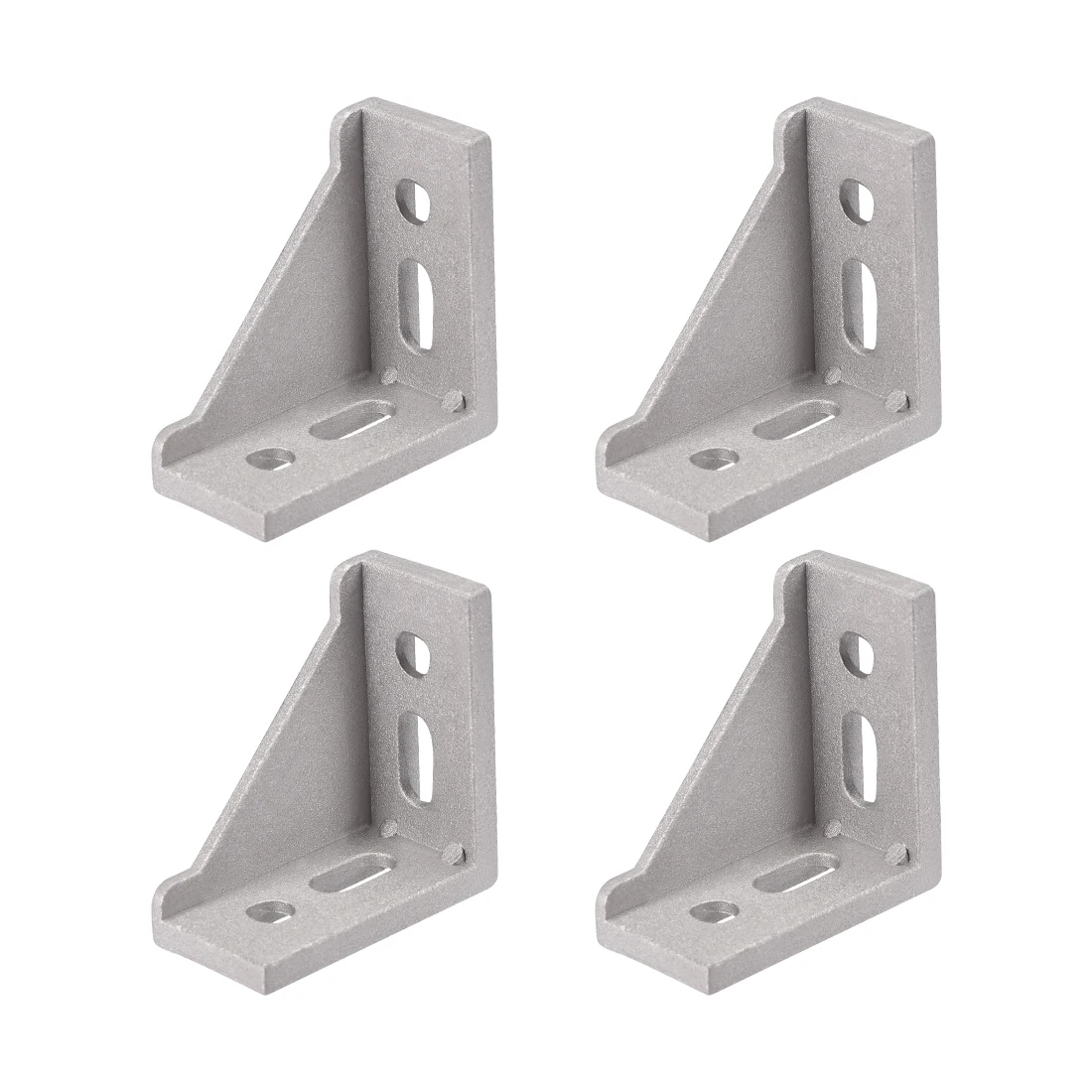 

uxcell 4Pcs 3060 Corner Bracket for 3030 Series Aluminum Extrusion Profile Silver
