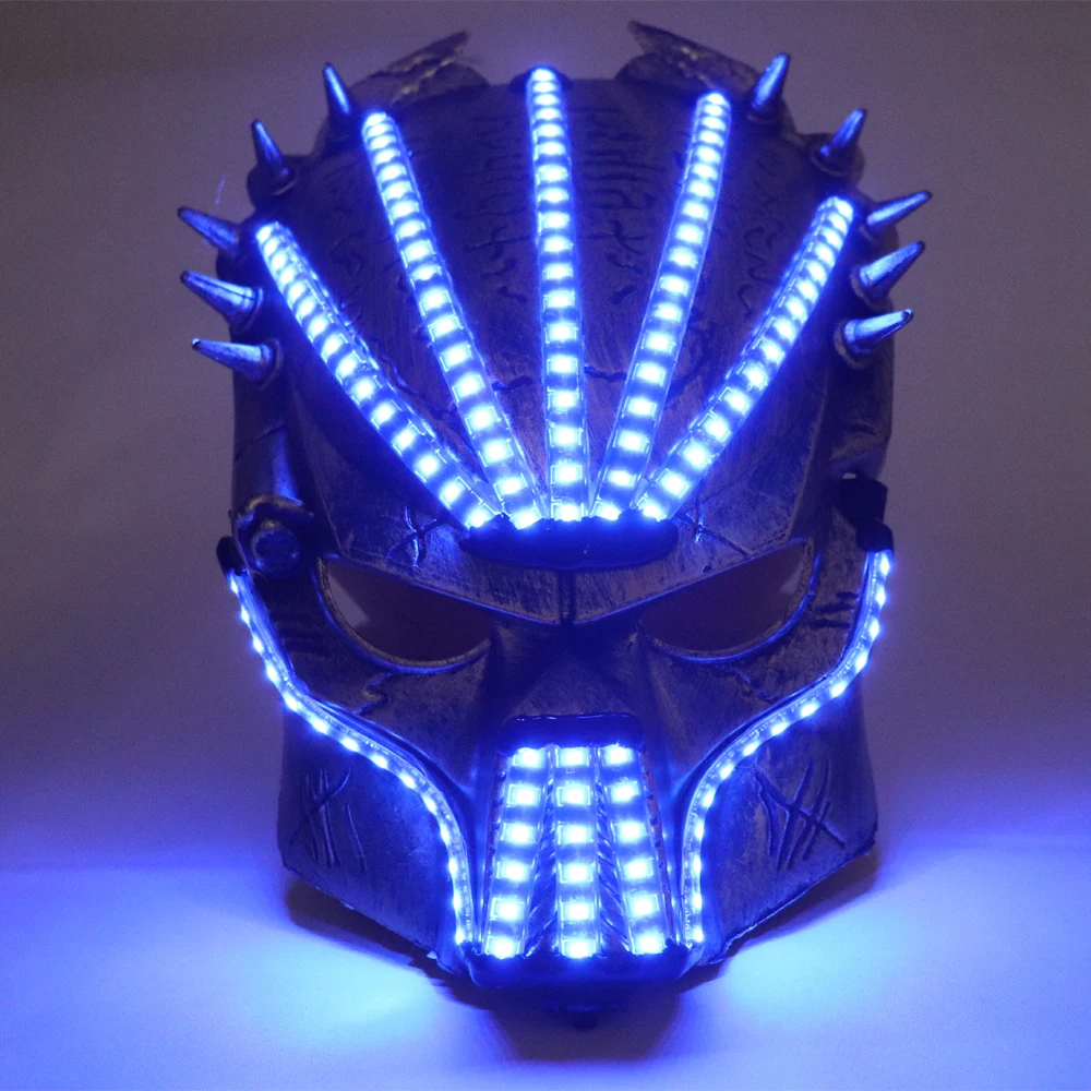 New Design Year Flashing El Wire Mask Led Glowing Beauty Christmas Party Festival Event Haloween | Дом и сад