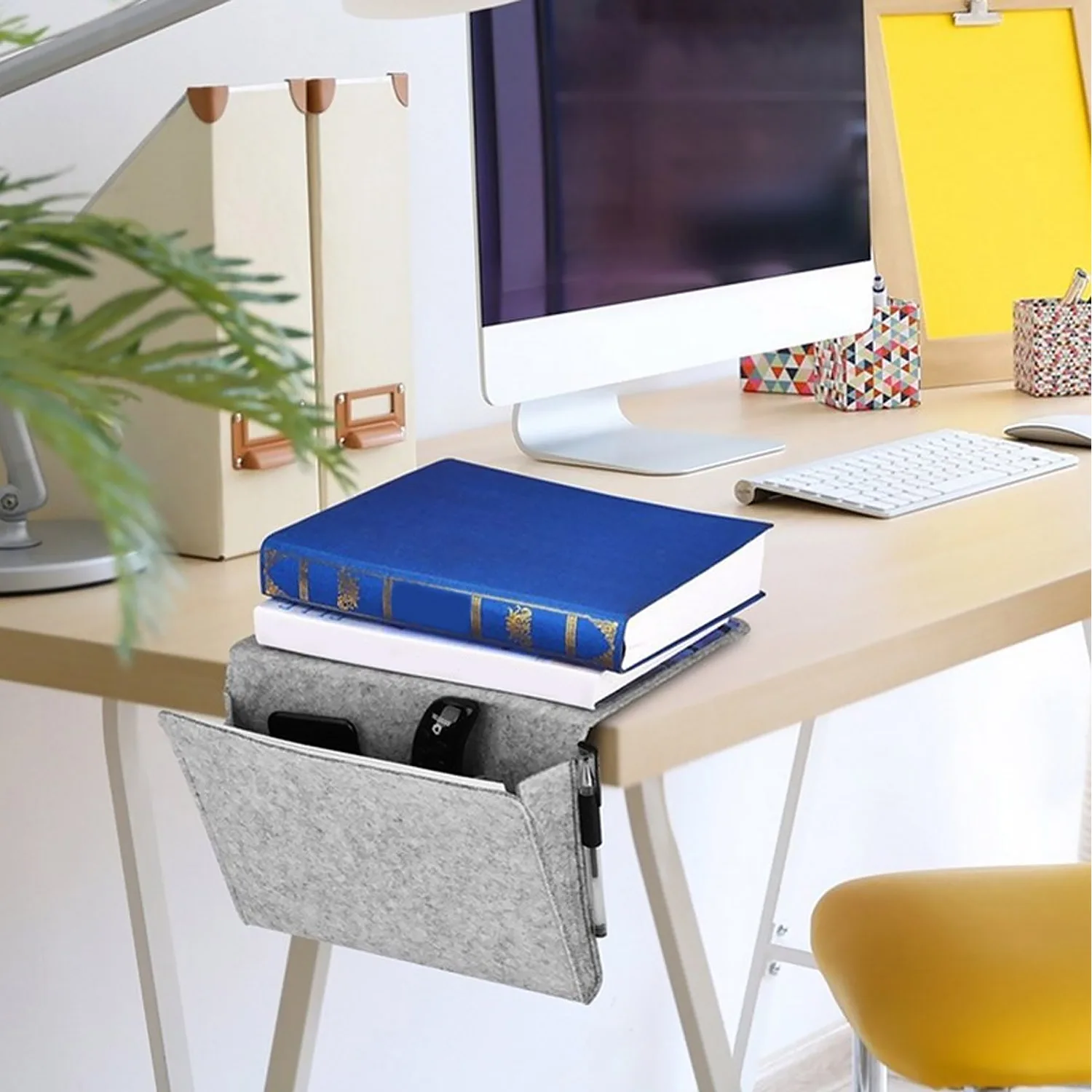 Behogar 2mm Thickness Contains Felt Bedside Hanging Organizer Storage Bag Caddy Pocket Organizer for Table Sofa Beds Hotel Behogar 2mm Thickness Contains Felt Bedside Hanging Organizer Storage Bag Caddy Pocket Organizer for Table Sofa Beds Hotel