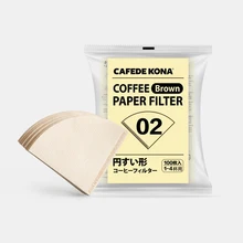 High quality coffee filter paper V60 filters paper 100 sheets made in japan hand-brewed drip coffee filter paper for home cafe