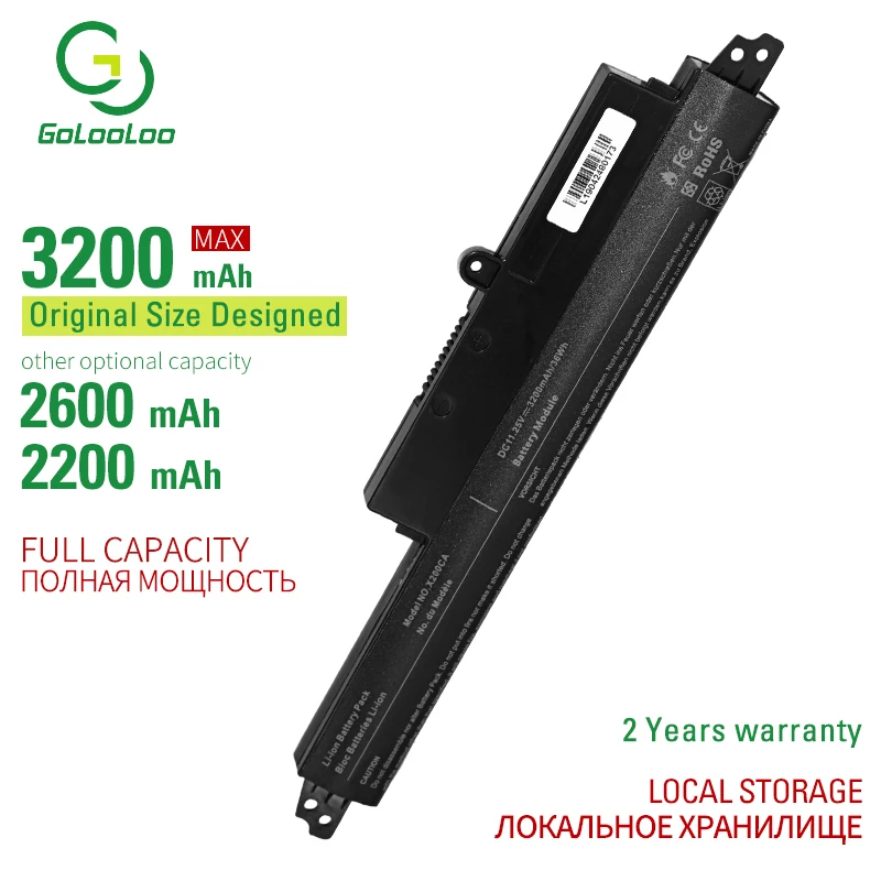 Аккумулятор для ноутбука Golooloo A31LMH2 A31N1302 аккумулятор ASUS VivoBook X200CA X200MA X200M X200LA F200CA 200CA