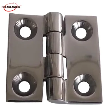 

Folding Boat Door Marine Grade Cast Round Turn Button Hatch Strap Flush Door Strap 5x5x0.5cm Boat hinge 1pc Butt Hinge Hardware