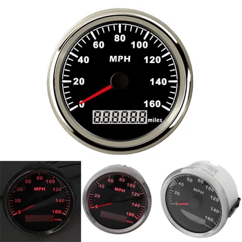 

Waterproof Universal 85mm GPS Speedometer Gauge 0-160 MPH For Car Truck Motorcycle ATV Odometer