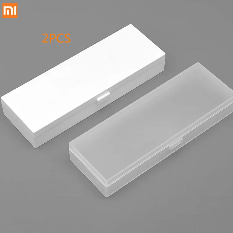 

Xiaomi KACO ECHO Desk Multi-function Storage Box Big Capacity Organizer 2PCS Box Make UP Charger Pen Ruler for Office Students
