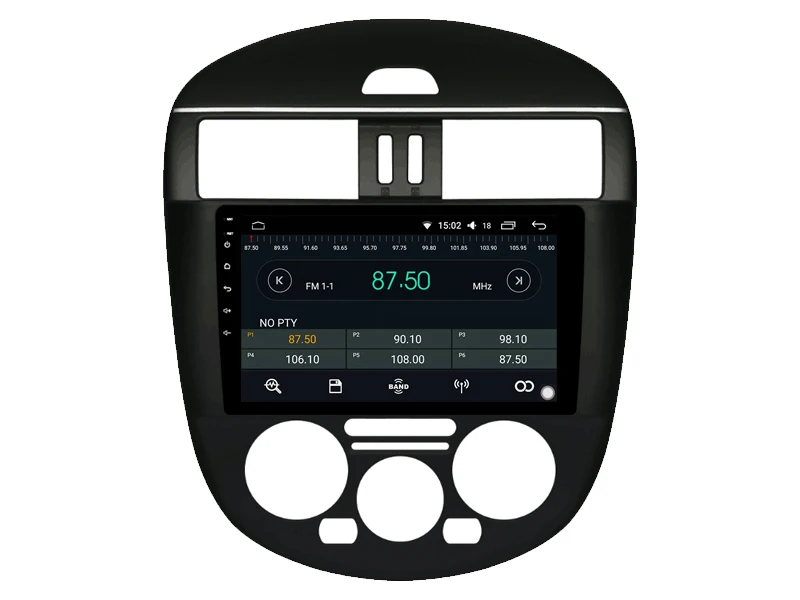 AVGOTOP Восьмиядерный Android 9,0 Indash Автомобильный dvd-плеер для NISSAN 2011- TIIDA руководство версия кондиционера