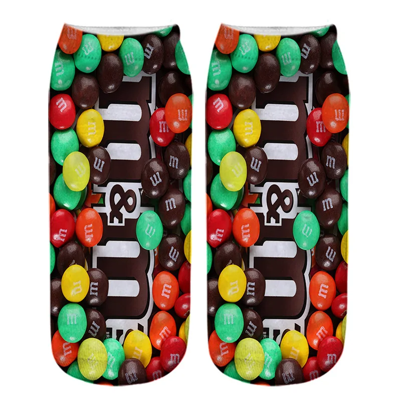 New Summer Fashion 3D Printing Socks Cute Art Creative Food Chips Ankle Socks Harajuku Funny Happy Sock New Summer Fashion 3D Printing Socks Cute Art Creative Food Chips Ankle Socks Harajuku Funny Happy Sock