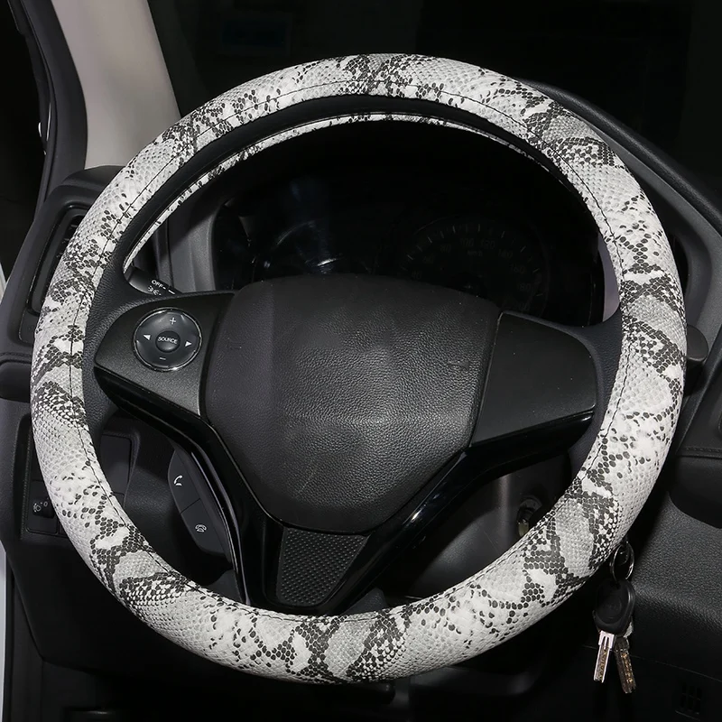 Ular Butir Steering Wheel Cover PU 