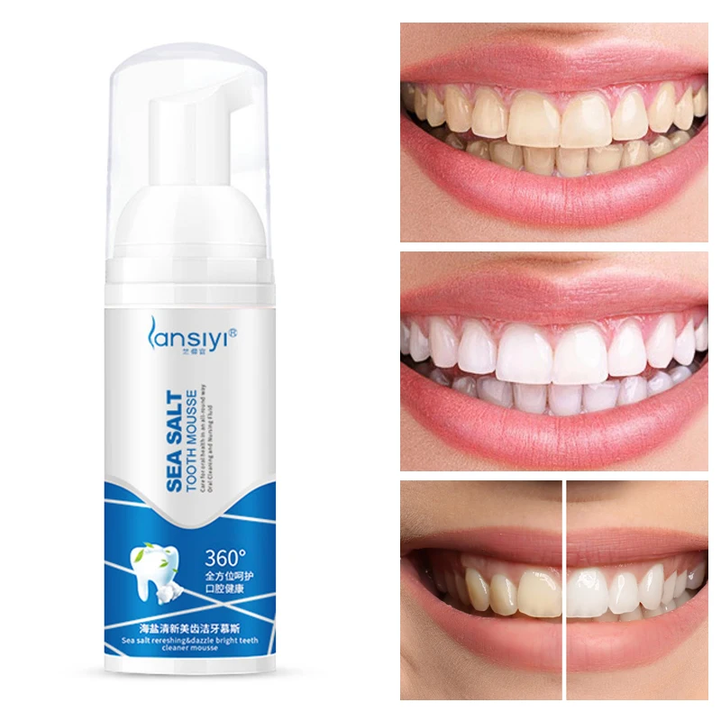 Teeth Whitening Shining Tooth Cleaning Mousse Toothpaste Oral Hygiene Removes Plaque Stains Bad Breath New Version 4