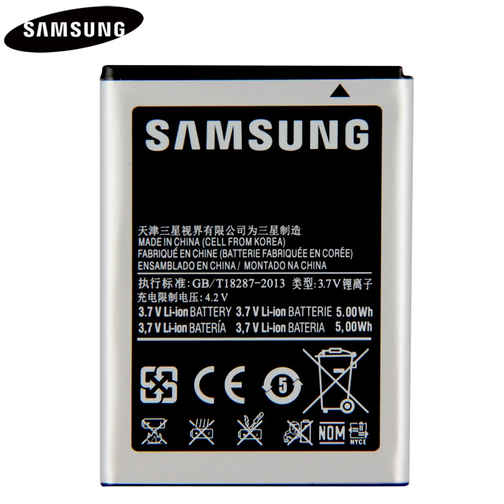 Оригинальный оригинальный аккумулятор EB494358VU для Samsung Galaxy Ace S5830 S5660 S7250D S5670 i569 gt s5839i