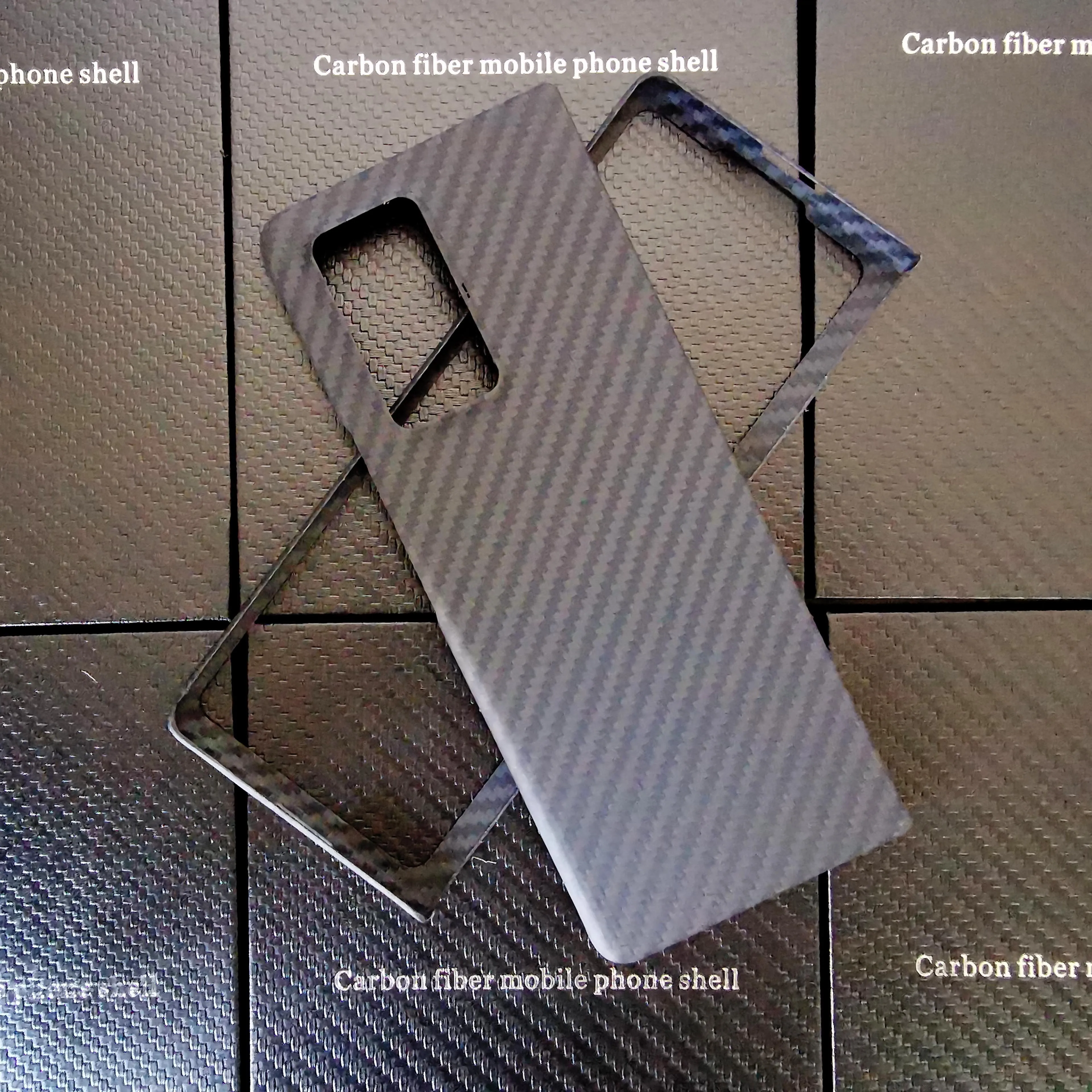 High Quality Ultra Thin 2in1 Matte 100% Real Carbon Fiber Case For Samsung Galaxy Z Fold2 Case Aramid Fiber Cover
