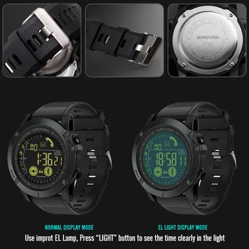 

Smartphone connected with App via Bluetooth 4 Stable Flagship Rugged Smartwatch 33-month Standby Time 24h All-Weather Monitoring