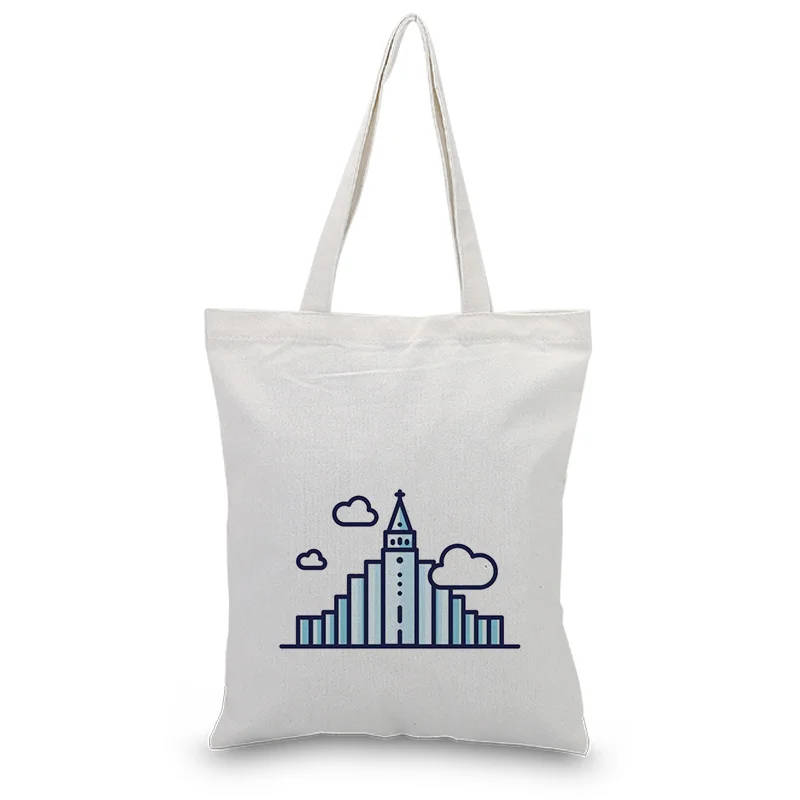 Сумка Холщовая Сумка на заказ Печать текстовый логотип DIY ежедневное использование милый узор эко Экологичные многоразовые хозяйственные сумки переработка