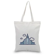 Сумка Холщовая Сумка на заказ Печать текстовый логотип DIY ежедневное использование милый узор эко Экологичные многоразовые хозяйственные сумки переработка