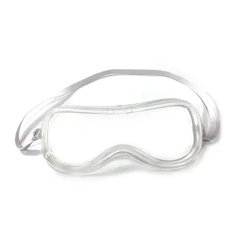

1 Piece Outdoor Goggles Pvc Plastic Transparent Safety Goggles Saliva Splash Protection Dustproof Glasses