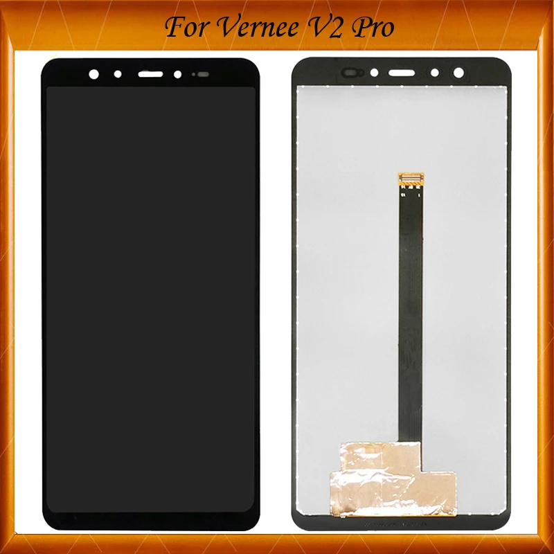 5 99 дюймов для Vernee V2 Pro ЖК дисплей Дисплей + Сенсорный экран стекло lcd дигитайзера