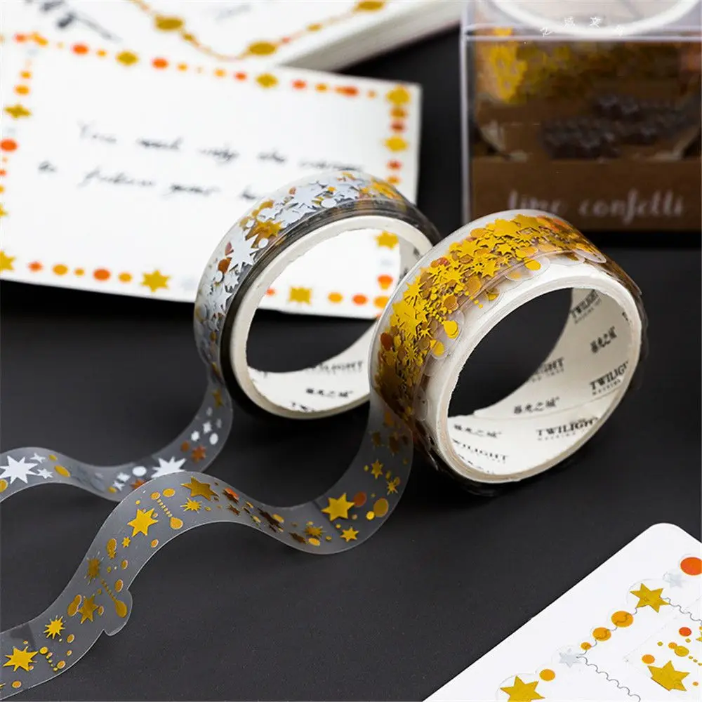 

3pcs/set Rhythmic Gymnastics Decoration Self Adhesive Holographic Glitter Tape Ring Stick Accessory Gymnastics Equipment