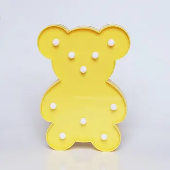 

LED the bear modelling light 3 d small night lamp modelling of desktop light small spot lamp factory