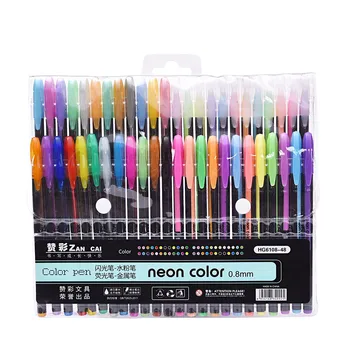 

Office School 48Colors Refills Markers Watercolor Gel Pen Replace Supplies Painting writing Multi-colors Package High Quality