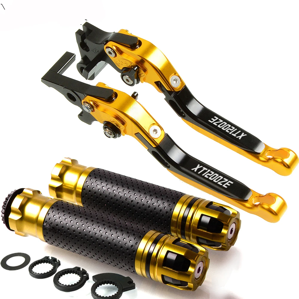

For Yamaha XT1200ZE 2012 2013 2014 2015 2016 XT-1200ZE LOGO Motorcycle Brake Handle CNC Adjustable Brake Clutch Lever Handbar