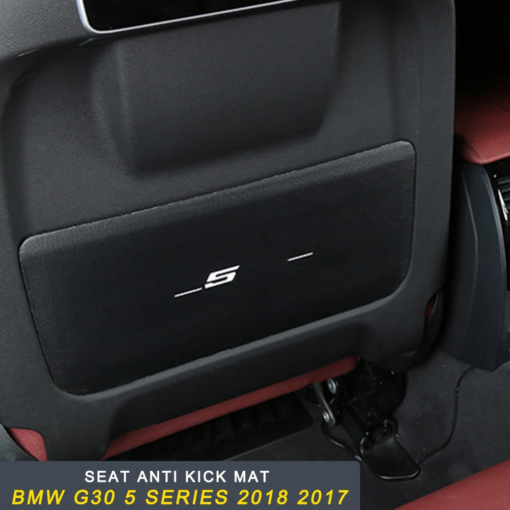 

ANTEKE Car Seat Anti-kick Pad Seat Anti Kick Mat Accessories for BMW G30 5 Series 2018 2017