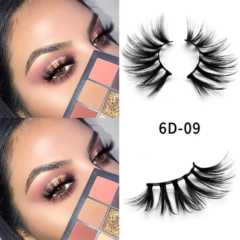 

1Pairs 6D Mink Hair False Eyelashes Natural/Thick Long Eye Lashes Wispy Makeup Beauty Extension Tools Dropshipping