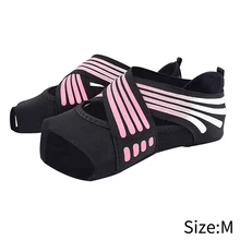 1 пара, мягкие женские туфли с открытым носом, для фитнеса, спортивные Пилатес, балетные туфли для йоги, бандаж для тренажерного зала, для танцев, Нескользящие, эластичные, для упражнений